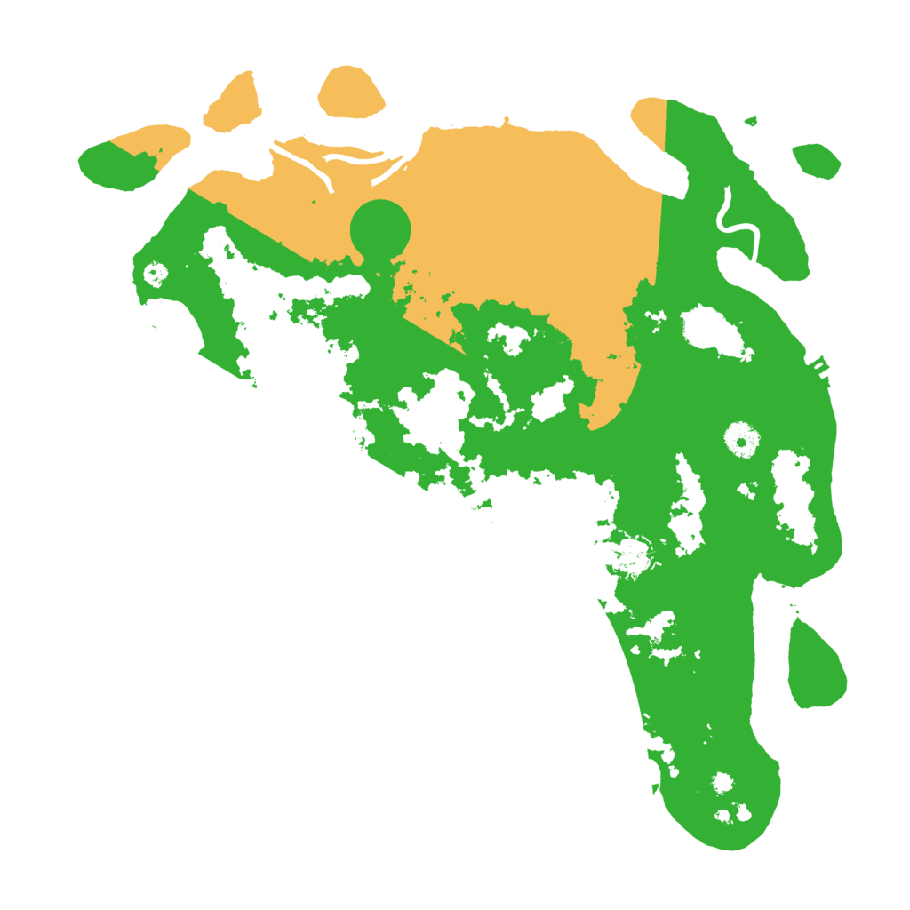 Biome Rust Map: Procedural Map, Size: 3950, Seed: 84111391