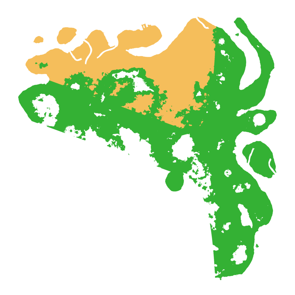 Biome Rust Map: Procedural Map, Size: 4300, Seed: 5602497