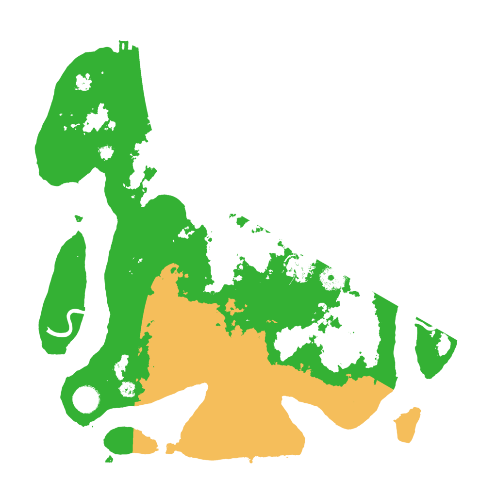 Biome Rust Map: Procedural Map, Size: 3250, Seed: 438961