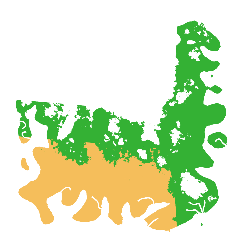 Biome Rust Map: Procedural Map, Size: 4500, Seed: 440388403