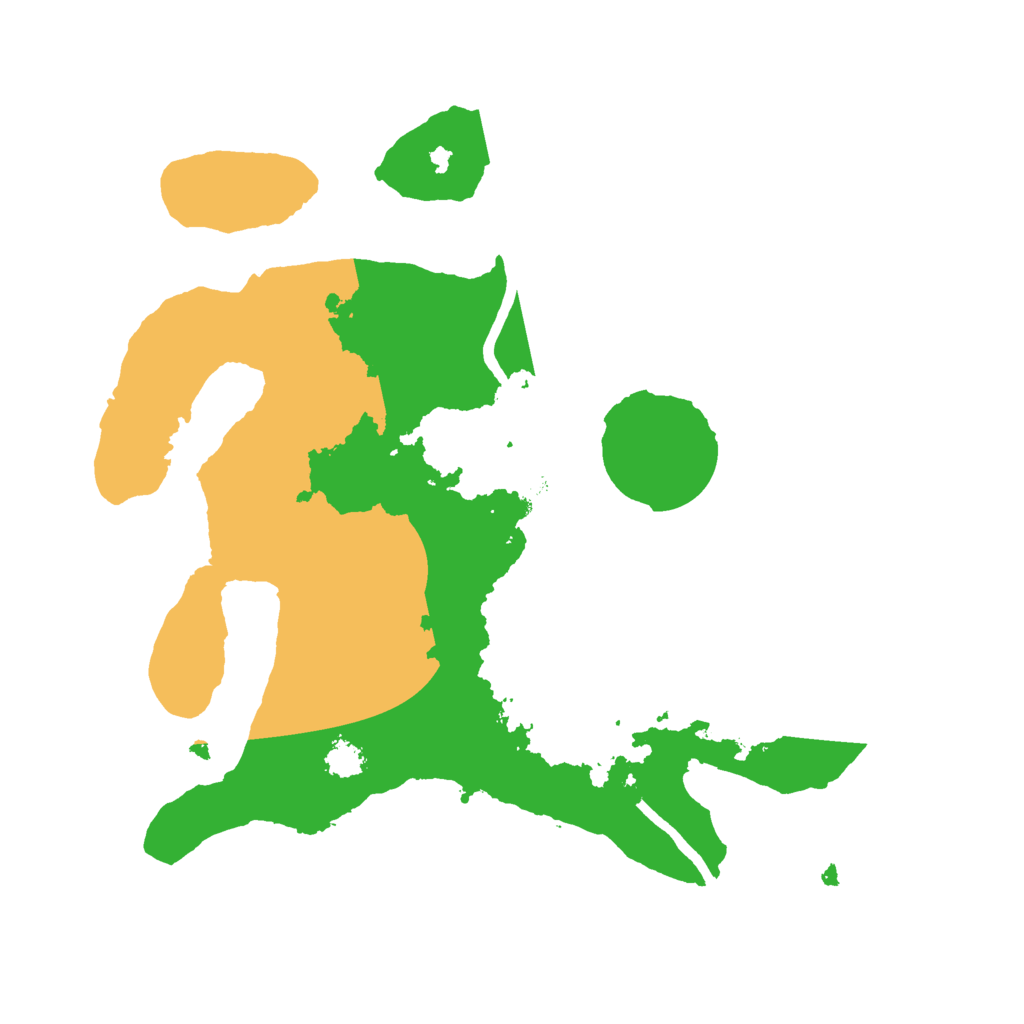 Biome Rust Map: Procedural Map, Size: 2500, Seed: 255