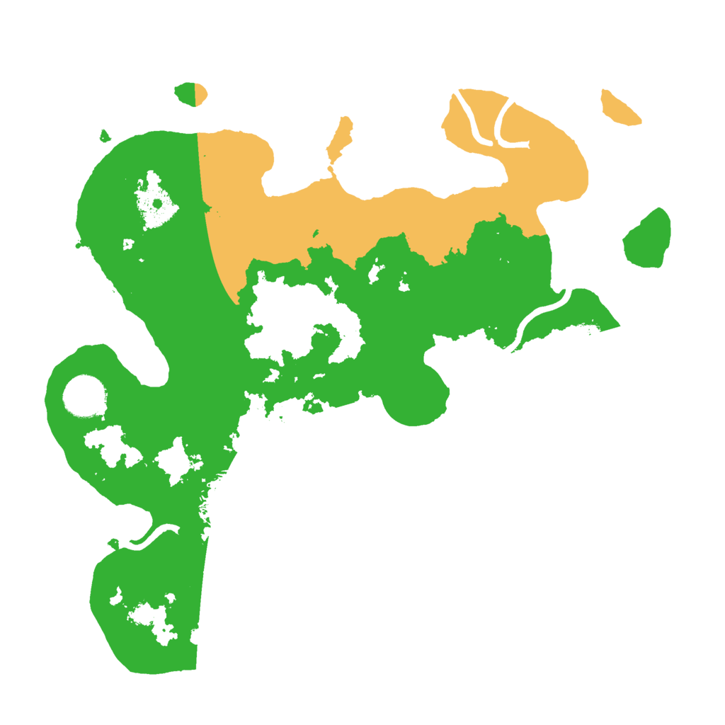 Biome Rust Map: Procedural Map, Size: 3000, Seed: 20922