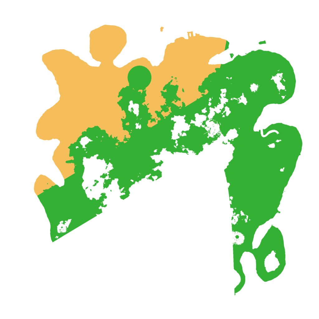Biome Rust Map: Procedural Map, Size: 3550, Seed: 7466096