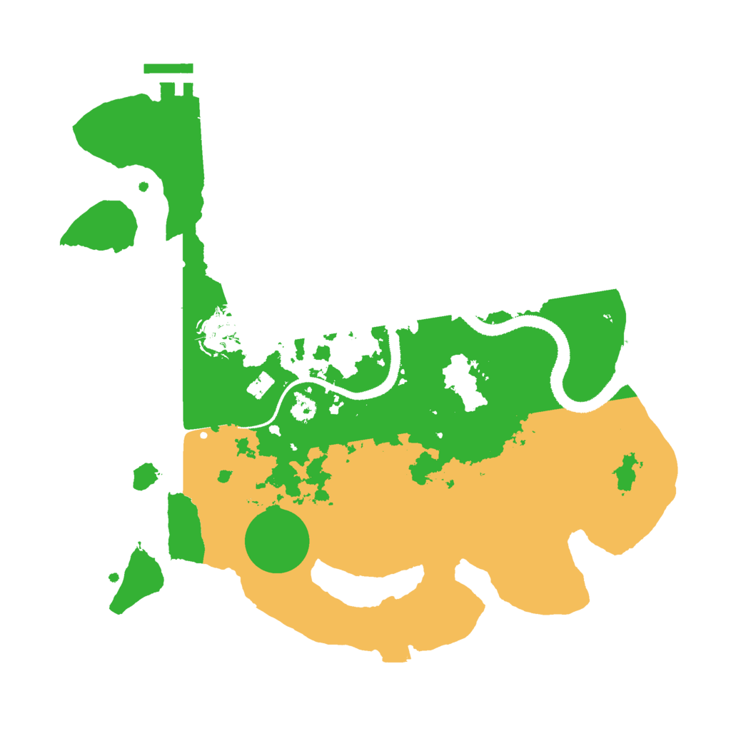 Biome Rust Map: Procedural Map, Size: 3000, Seed: 601372