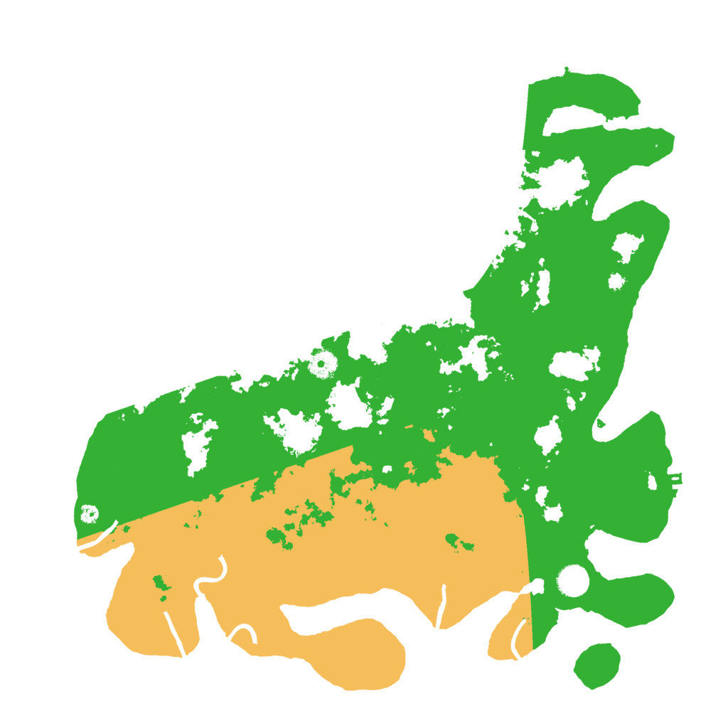 Biome Rust Map: Procedural Map, Size: 4000, Seed: 48176