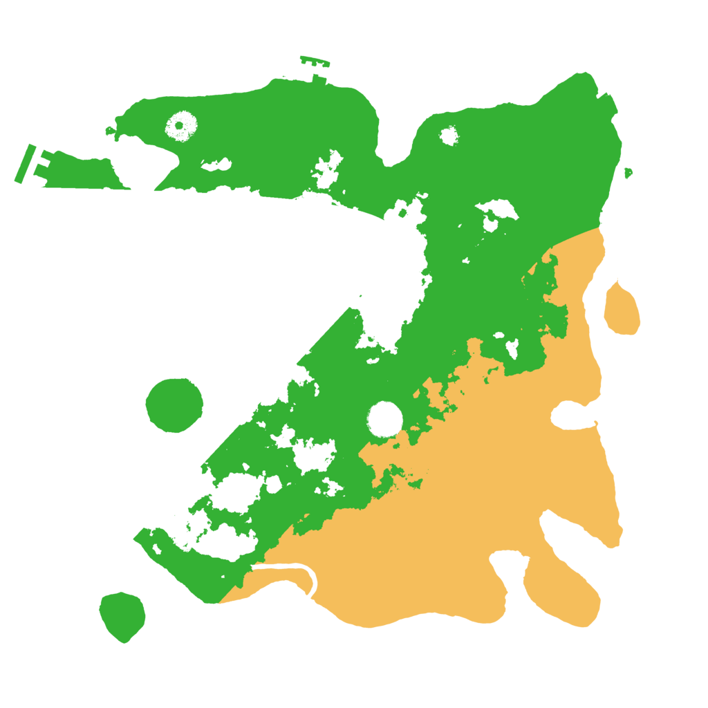 Biome Rust Map: Procedural Map, Size: 3550, Seed: 274628
