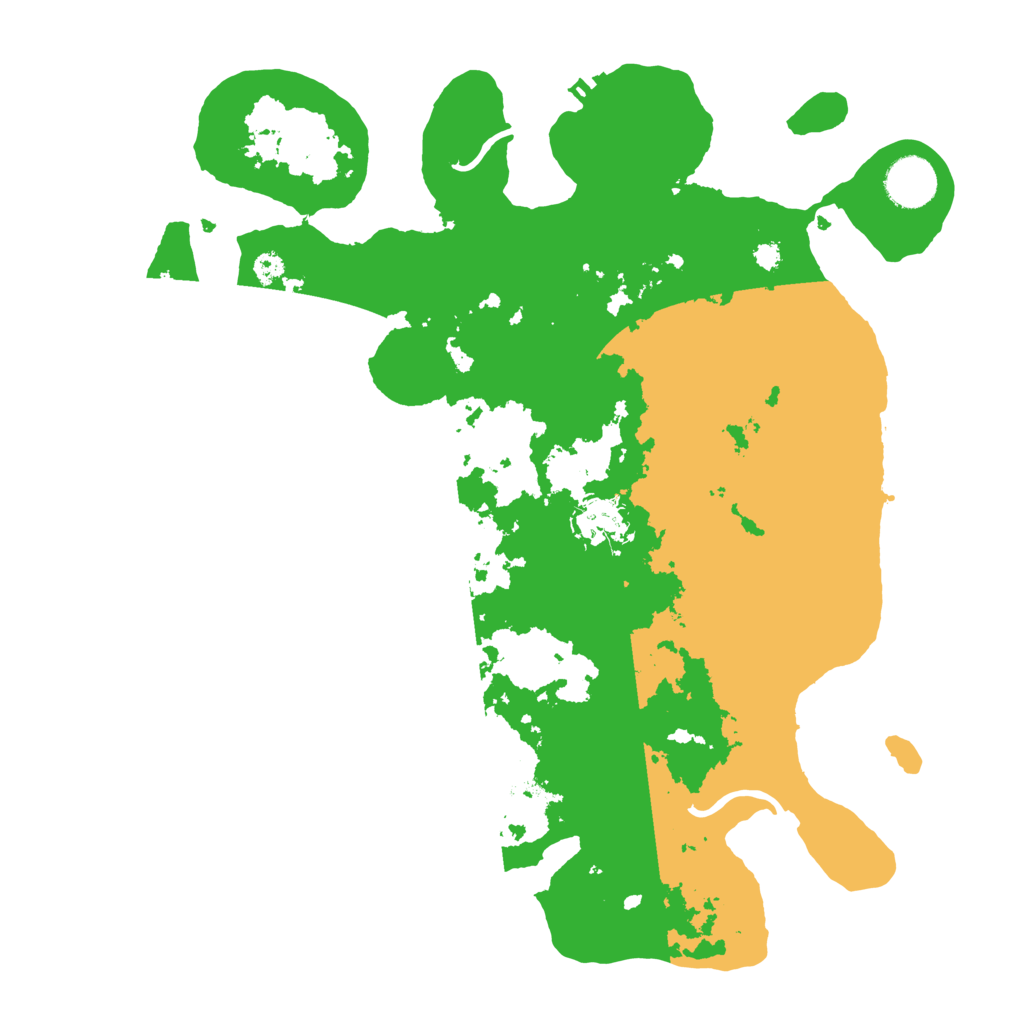 Biome Rust Map: Procedural Map, Size: 3500, Seed: 123858476