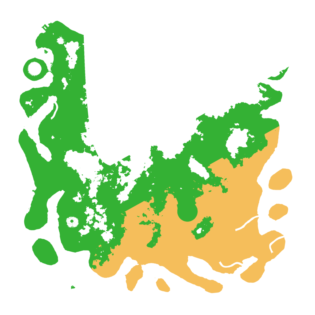 Biome Rust Map: Procedural Map, Size: 4100, Seed: 39748891
