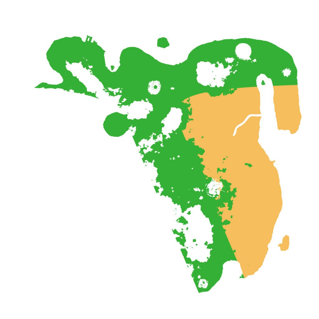 Biome Rust Map: Procedural Map, Size: 3500, Seed: 1279930763