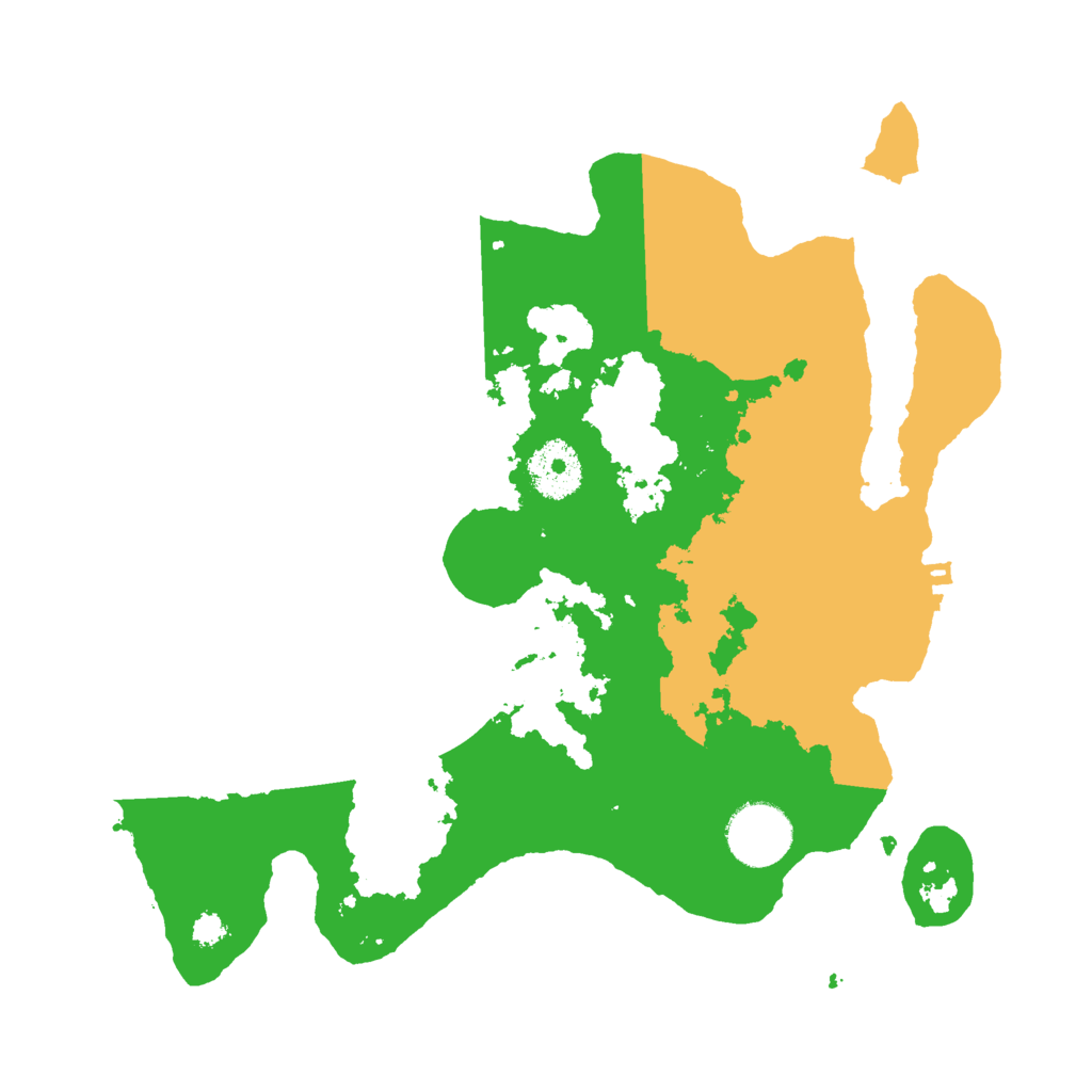 Biome Rust Map: Procedural Map, Size: 3000, Seed: 610422966