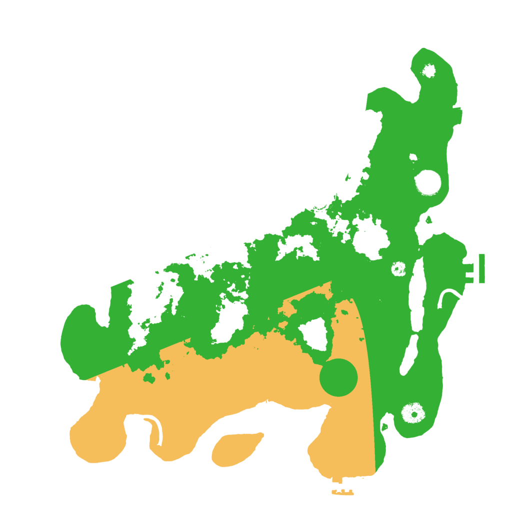 Biome Rust Map: Procedural Map, Size: 3550, Seed: 840739