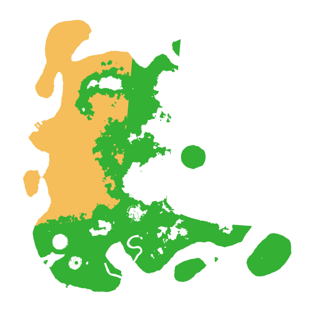 Biome Rust Map: Procedural Map, Size: 3550, Seed: 243800