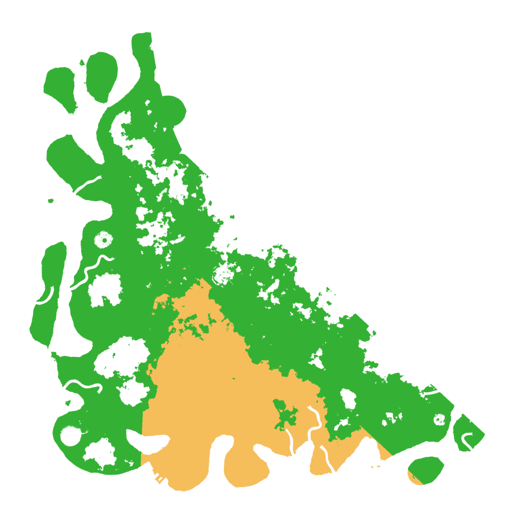 Biome Rust Map: Procedural Map, Size: 4600, Seed: 333