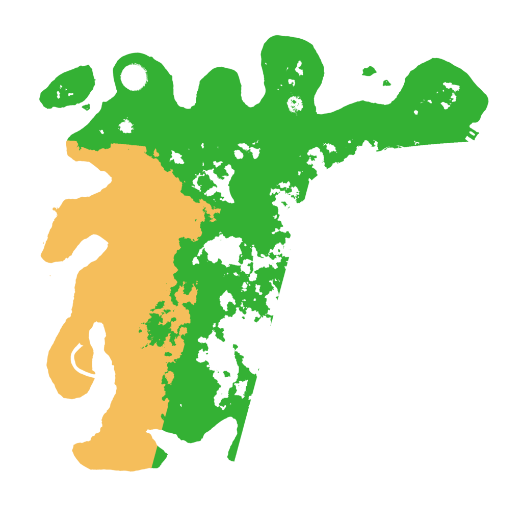 Biome Rust Map: Procedural Map, Size: 3500, Seed: 716109246