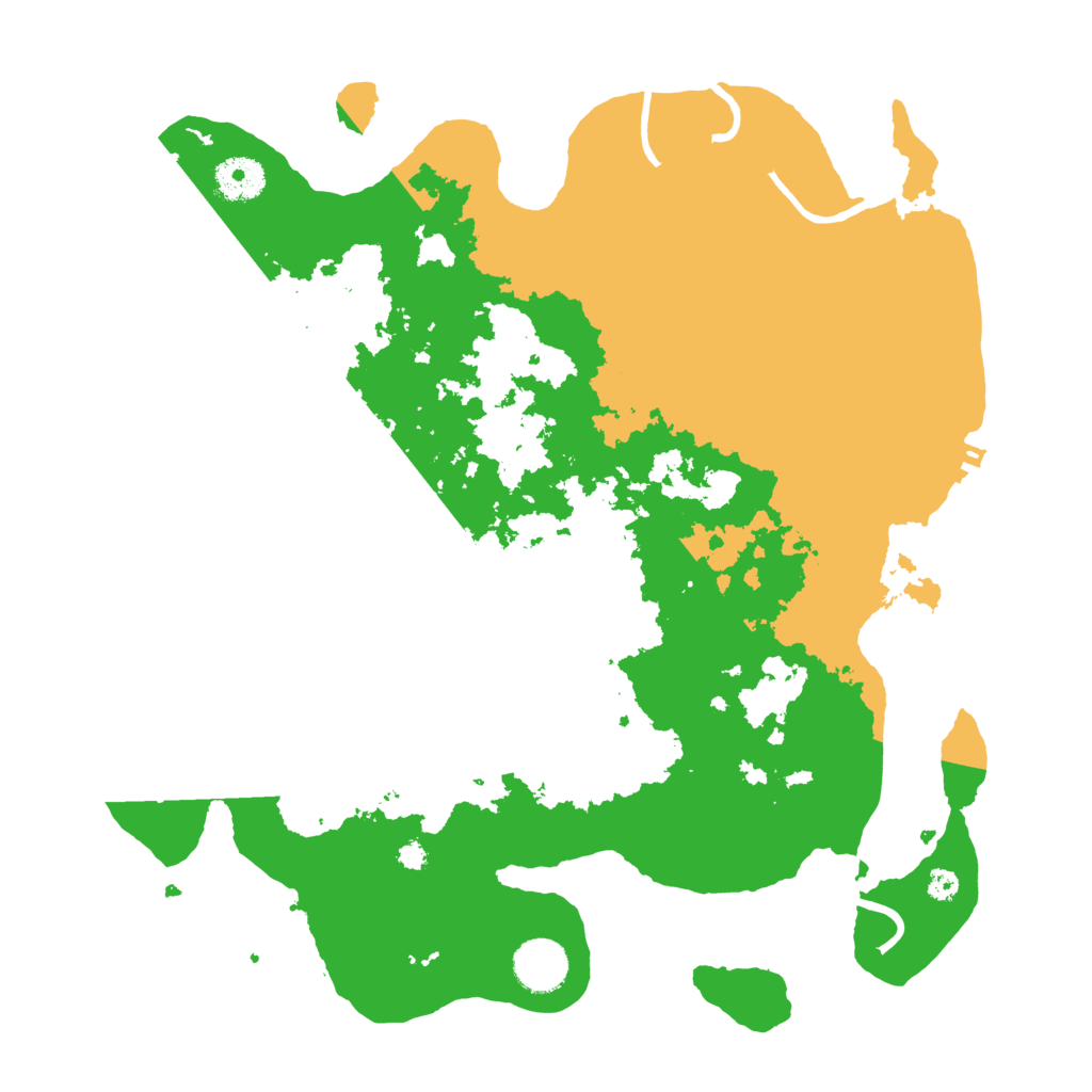 Biome Rust Map: Procedural Map, Size: 3550, Seed: 476024