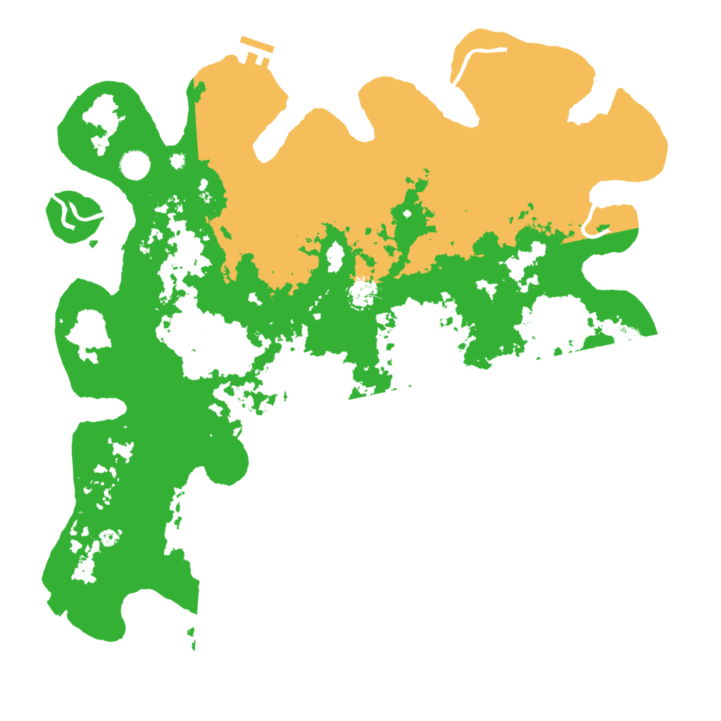 Biome Rust Map: Procedural Map, Size: 4250, Seed: 436941145