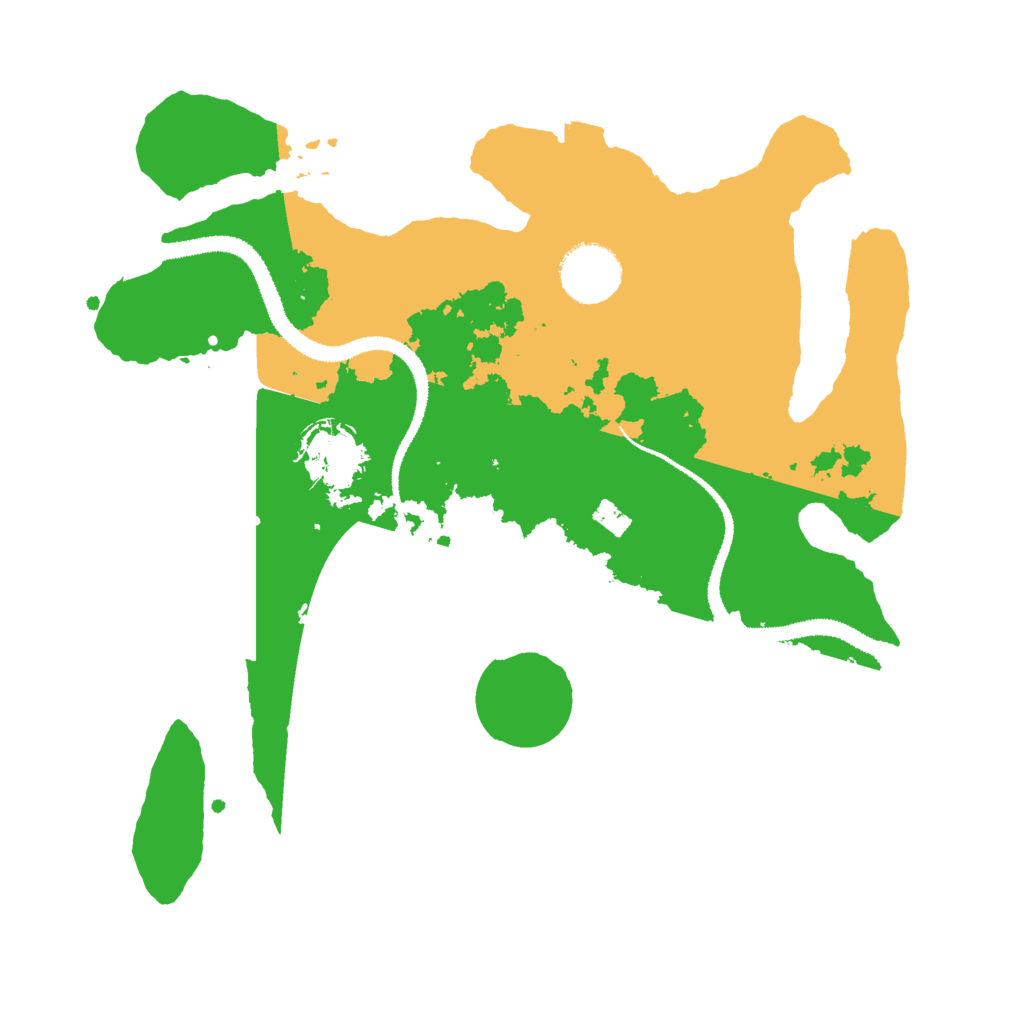 Biome Rust Map: Procedural Map, Size: 3000, Seed: 27811