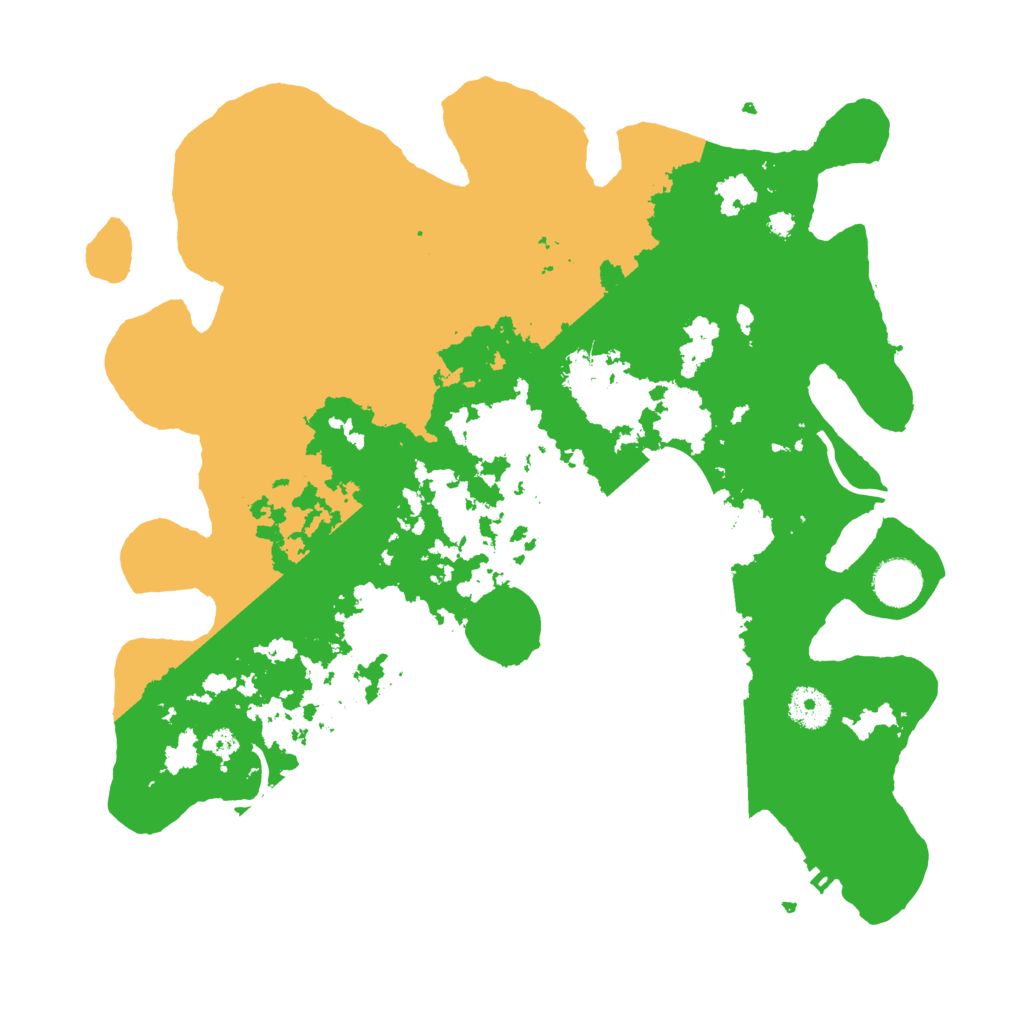 Biome Rust Map: Procedural Map, Size: 3700, Seed: 46874583