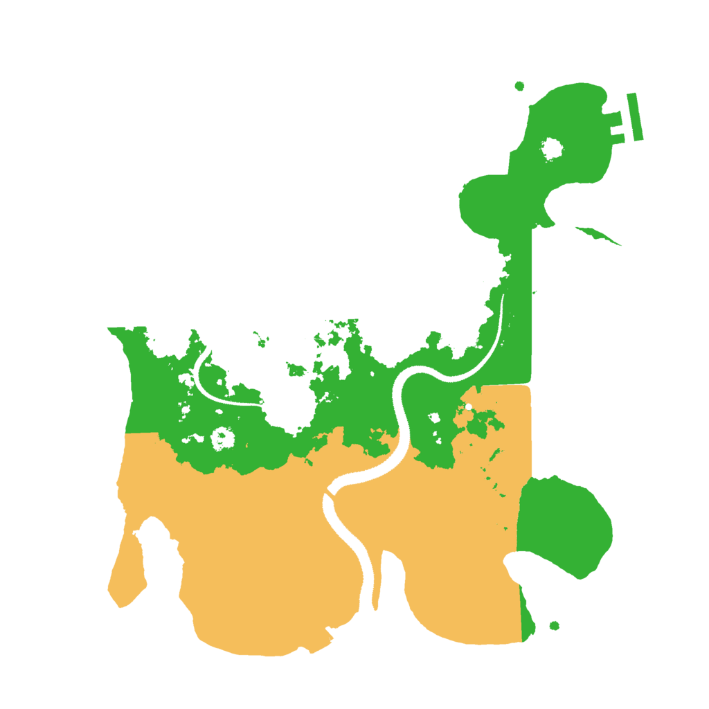 Biome Rust Map: Procedural Map, Size: 3000, Seed: 205603538
