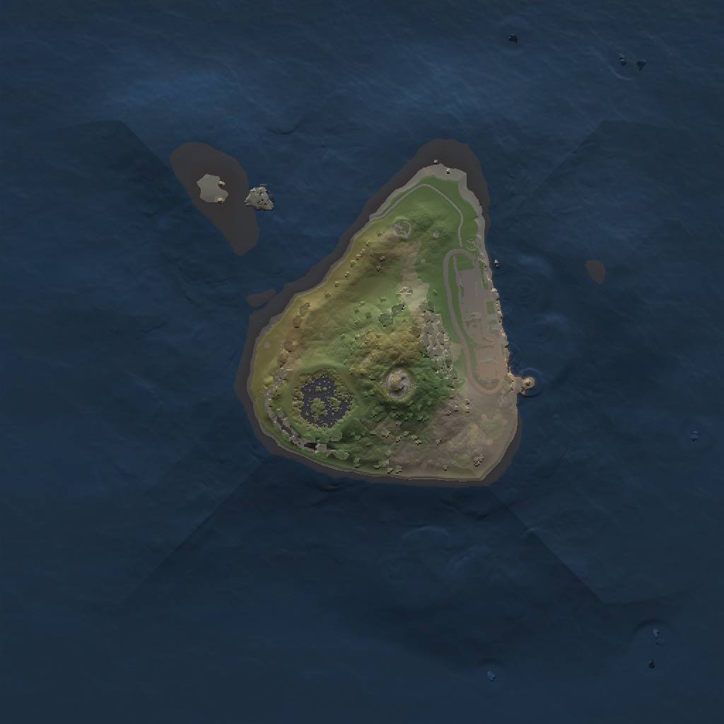 Rust Map: Procedural Map, Size: 1400, Seed: 96, 5 Monuments