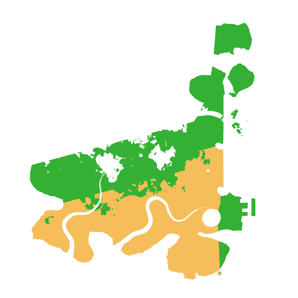 Biome Rust Map: Procedural Map, Size: 3000, Seed: 3940681