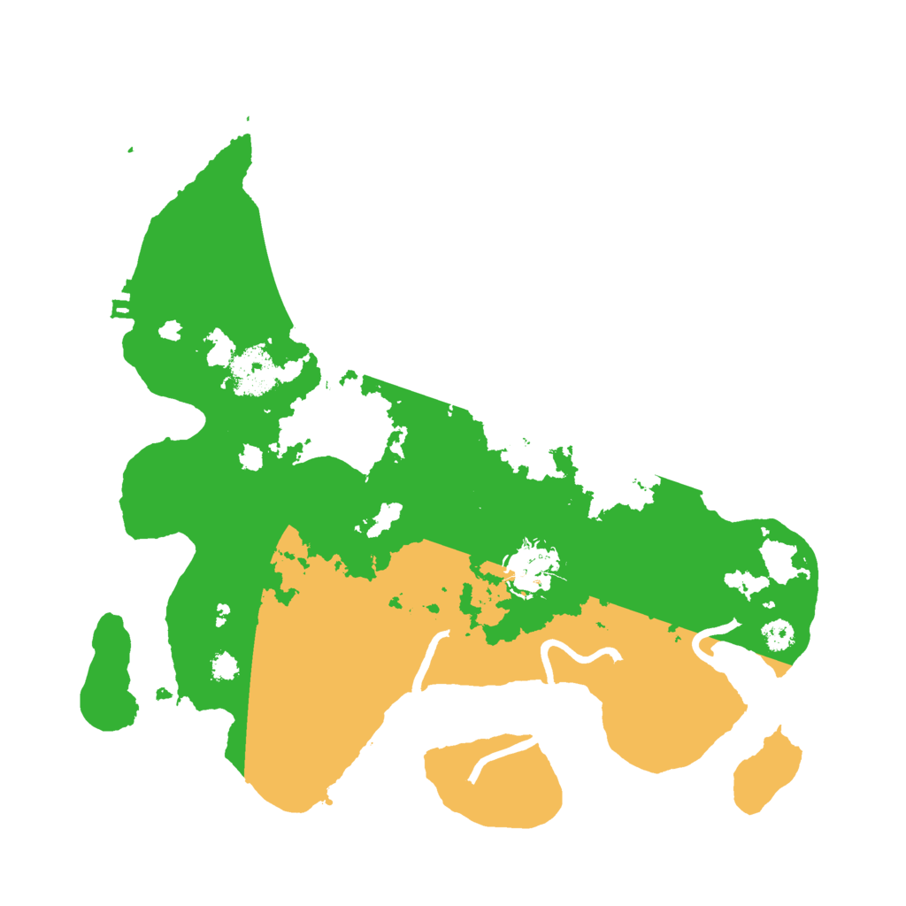 Biome Rust Map: Procedural Map, Size: 3000, Seed: 17029