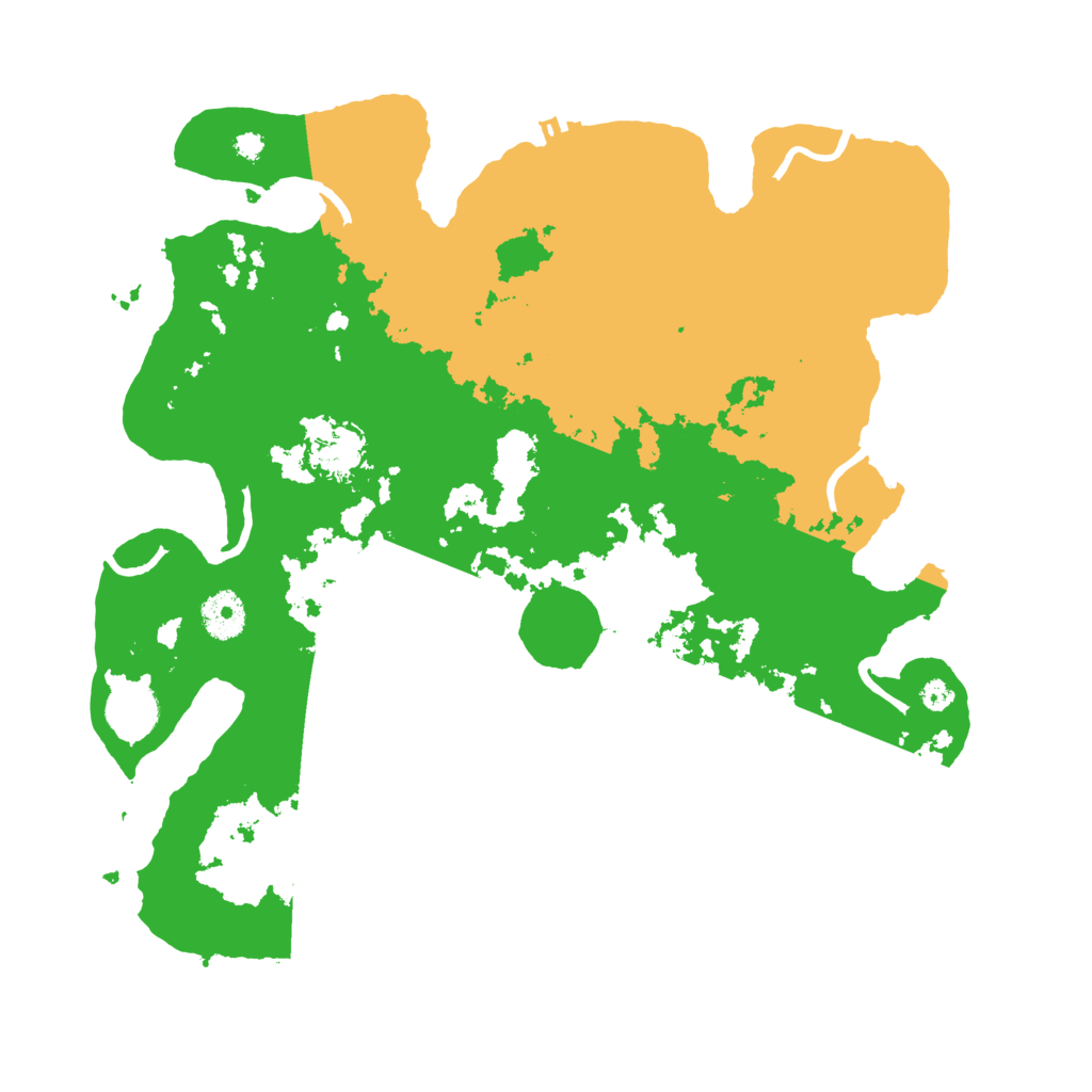 Biome Rust Map: Procedural Map, Size: 3600, Seed: 35802700