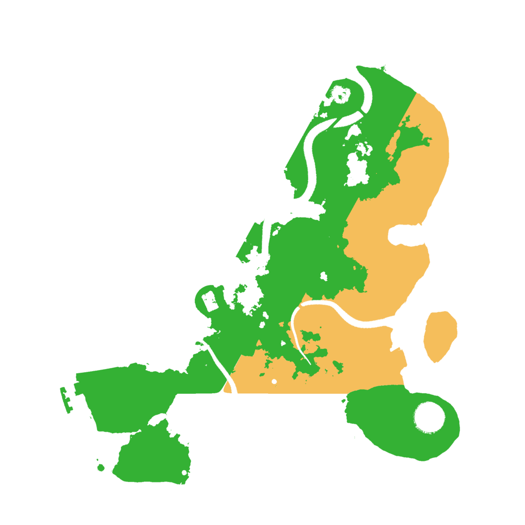 Biome Rust Map: Procedural Map, Size: 3000, Seed: 1497521869