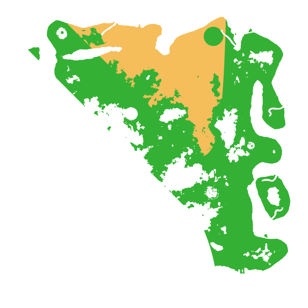 Biome Rust Map: Procedural Map, Size: 4250, Seed: 90511