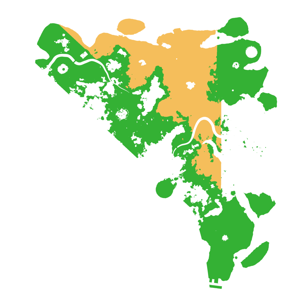 Biome Rust Map: Procedural Map, Size: 4500, Seed: 288301068