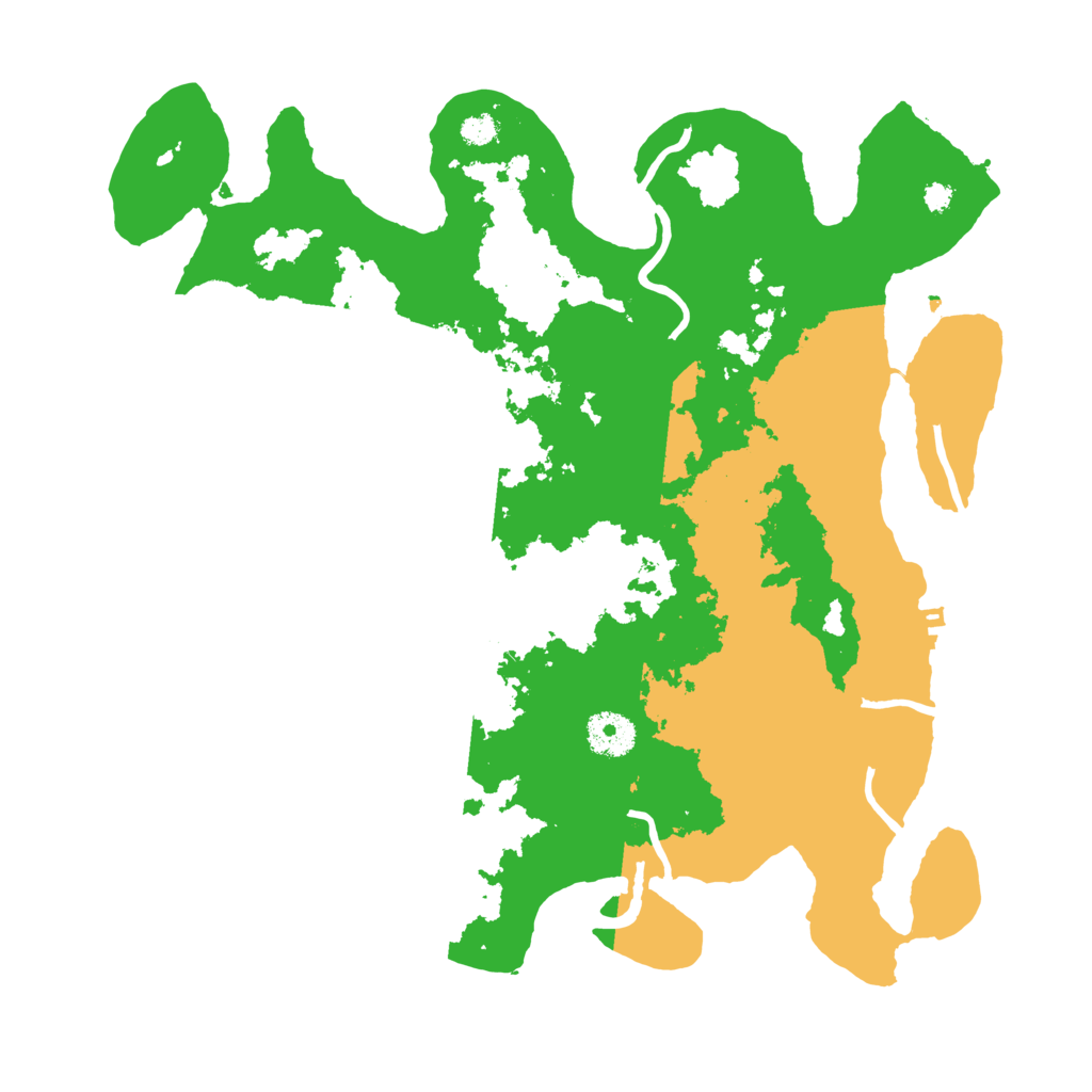 Biome Rust Map: Procedural Map, Size: 3500, Seed: 852453020
