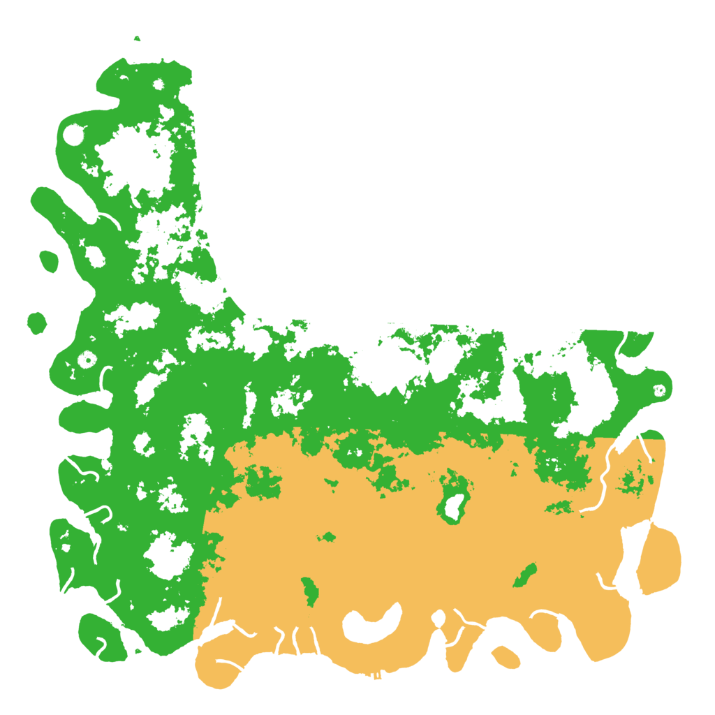 Biome Rust Map: Procedural Map, Size: 6000, Seed: 2142356545
