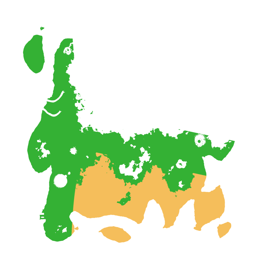 Biome Rust Map: Procedural Map, Size: 3500, Seed: 210922