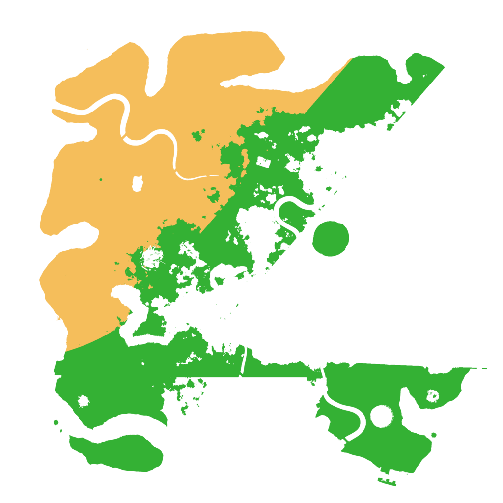 Biome Rust Map: Procedural Map, Size: 4000, Seed: 18811