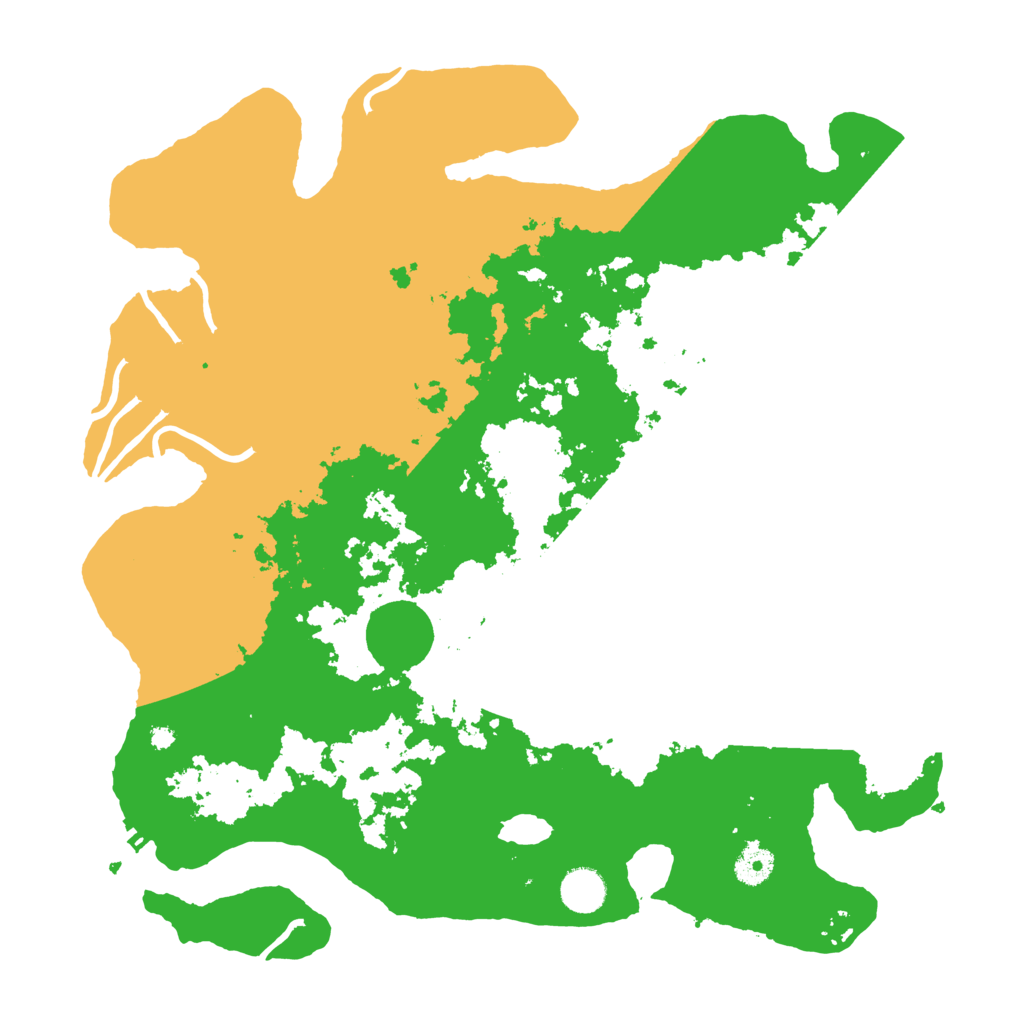 Biome Rust Map: Procedural Map, Size: 4000, Seed: 18811