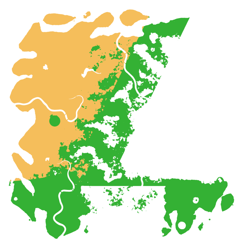 Biome Rust Map: Procedural Map, Size: 6000, Seed: 14755456