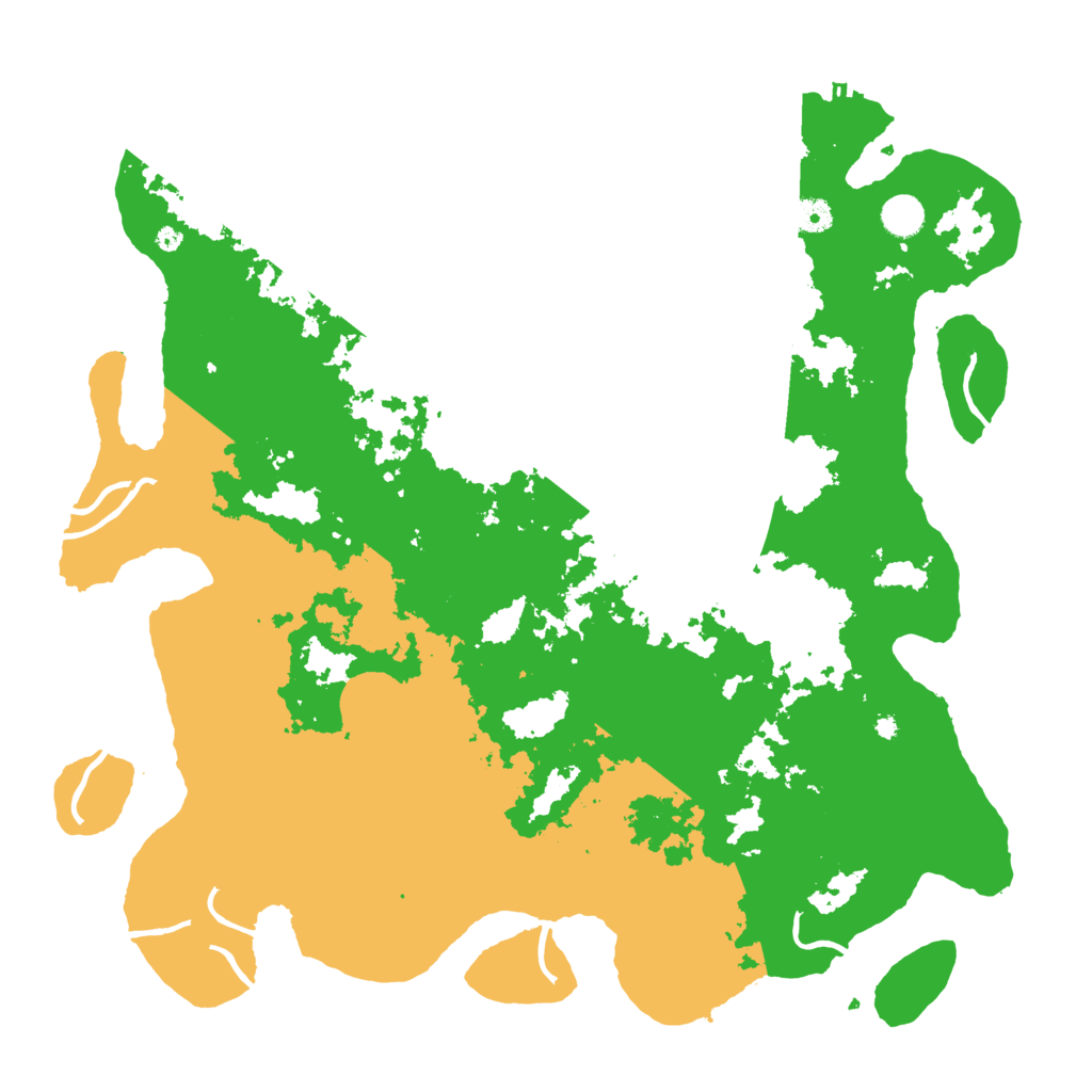 Biome Rust Map: Procedural Map, Size: 4500, Seed: 190815