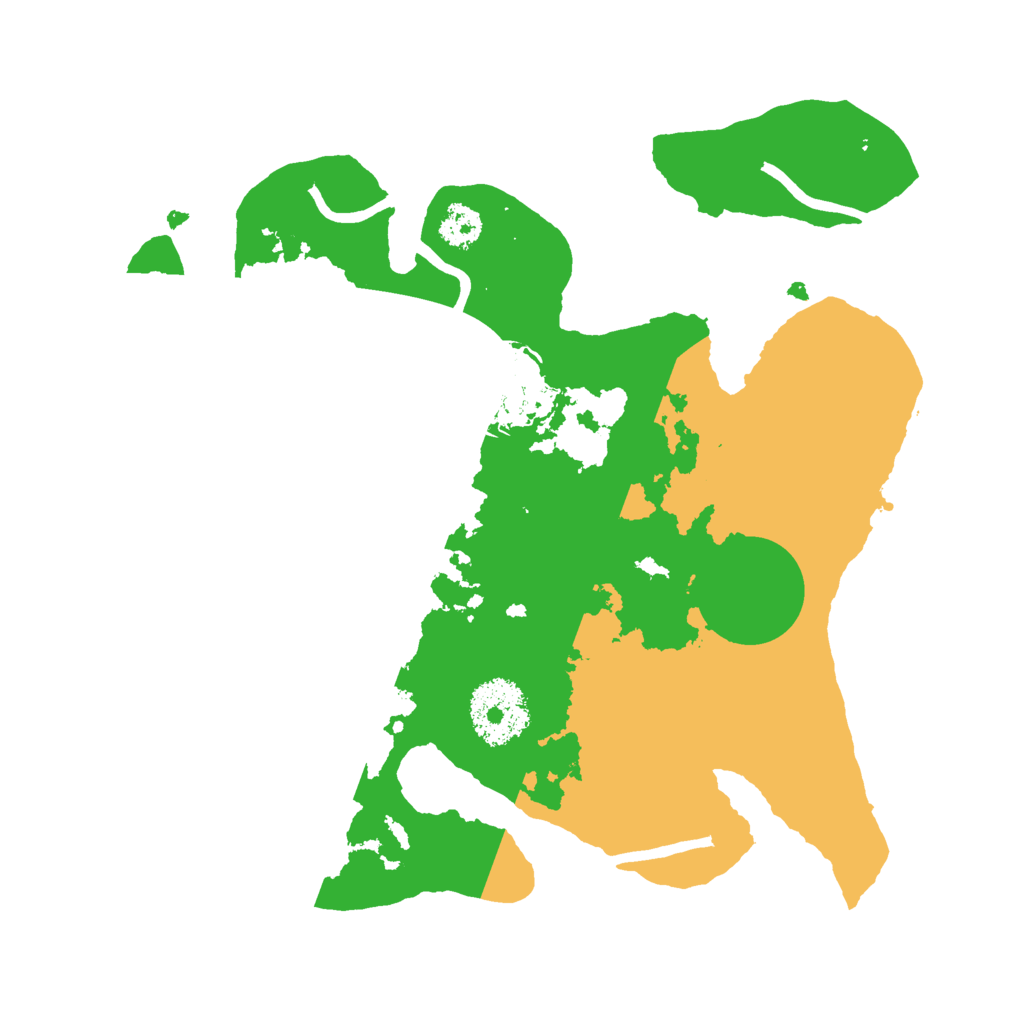 Biome Rust Map: Procedural Map, Size: 2500, Seed: 183572038