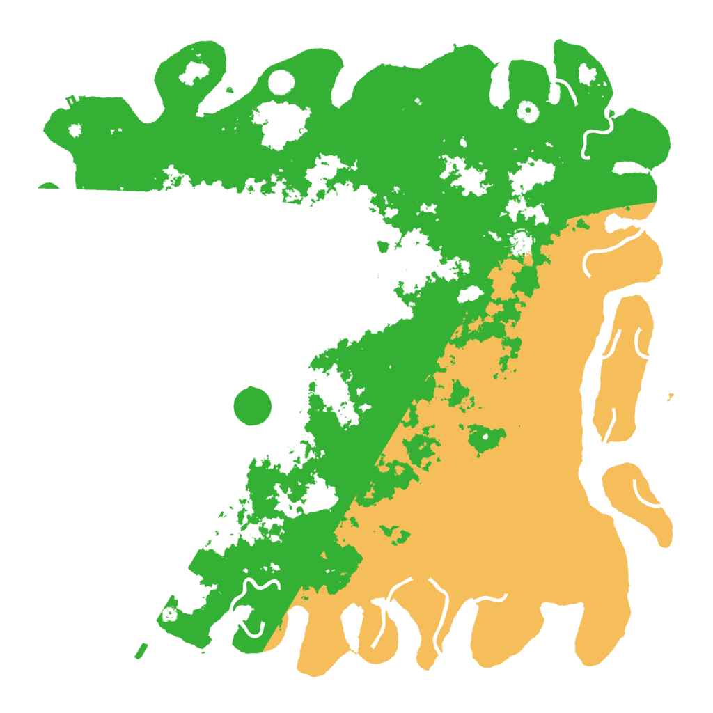Biome Rust Map: Procedural Map, Size: 5000, Seed: 77390