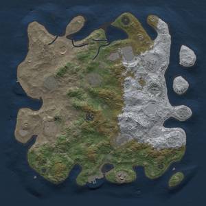 Thumbnail Rust Map: Procedural Map, Size: 3700, Seed: 1478375574, 19 Monuments