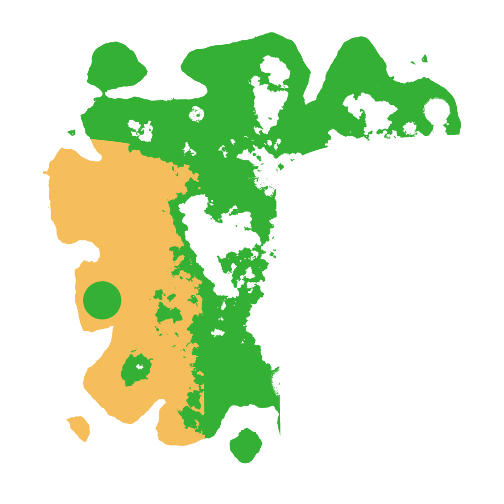 Biome Rust Map: Procedural Map, Size: 3500, Seed: 40409521