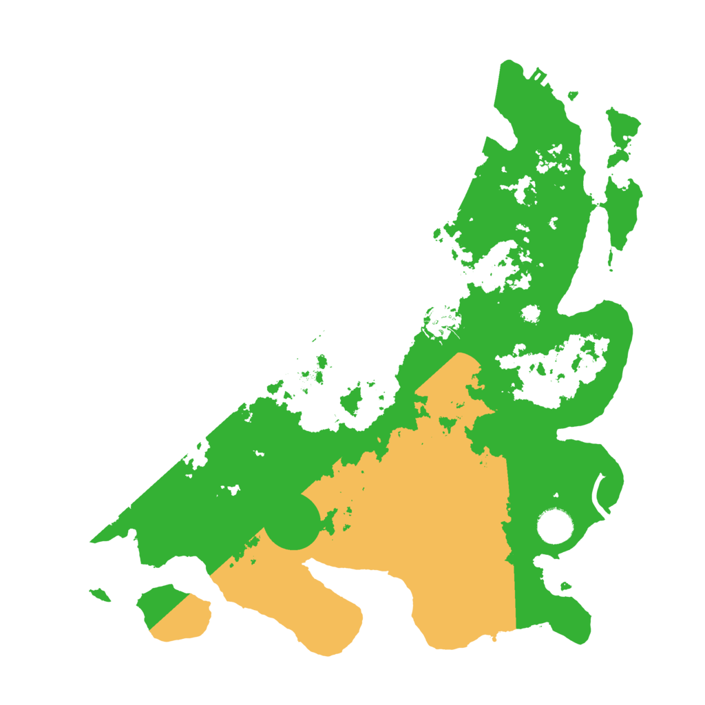 Biome Rust Map: Procedural Map, Size: 3500, Seed: 852555038