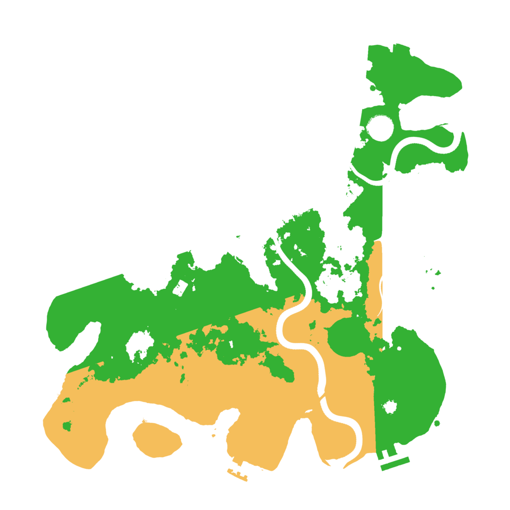 Biome Rust Map: Procedural Map, Size: 3500, Seed: 169083021