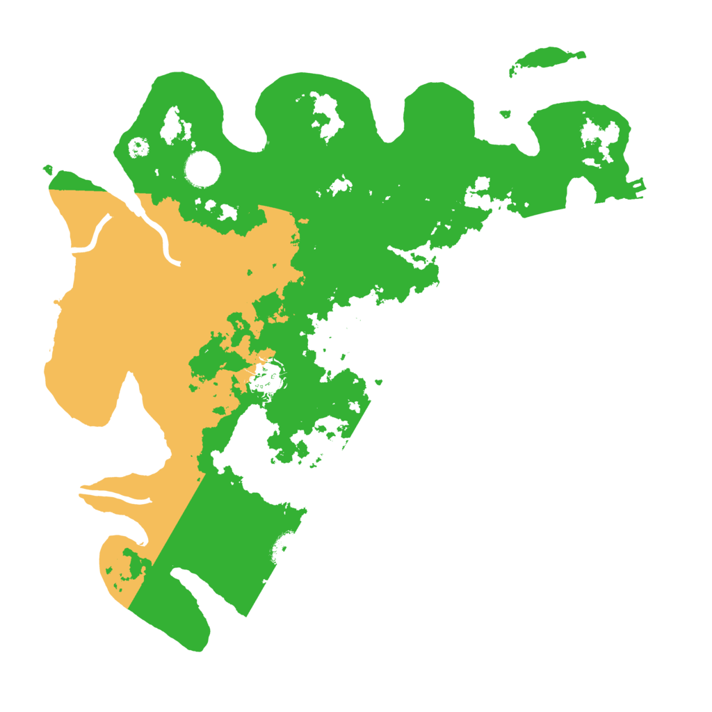 Biome Rust Map: Procedural Map, Size: 3500, Seed: 7321278