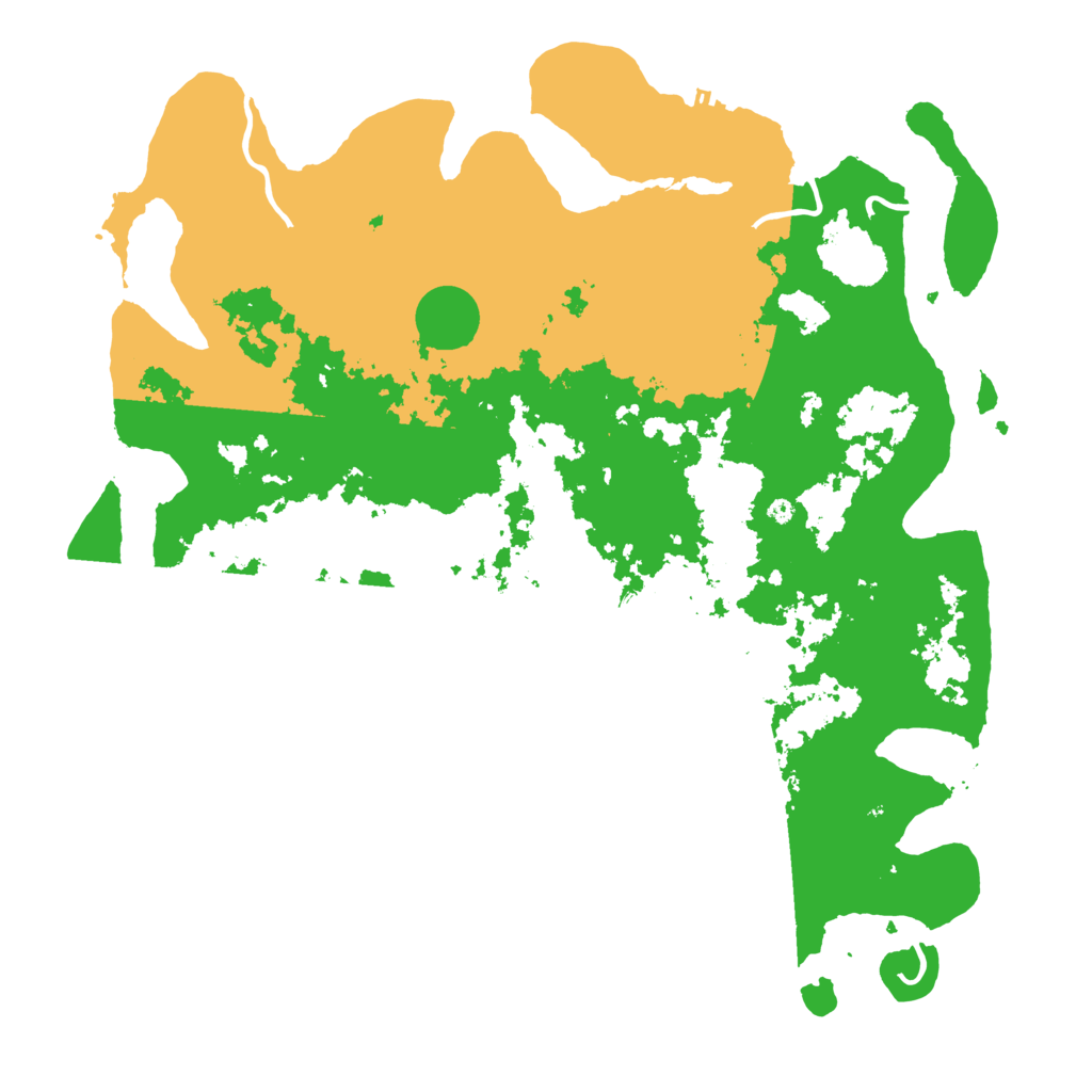 Biome Rust Map: Procedural Map, Size: 4500, Seed: 554617919