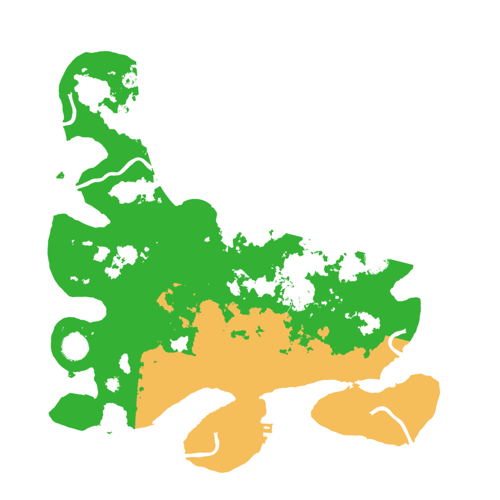 Biome Rust Map: Procedural Map, Size: 3250, Seed: 818172190