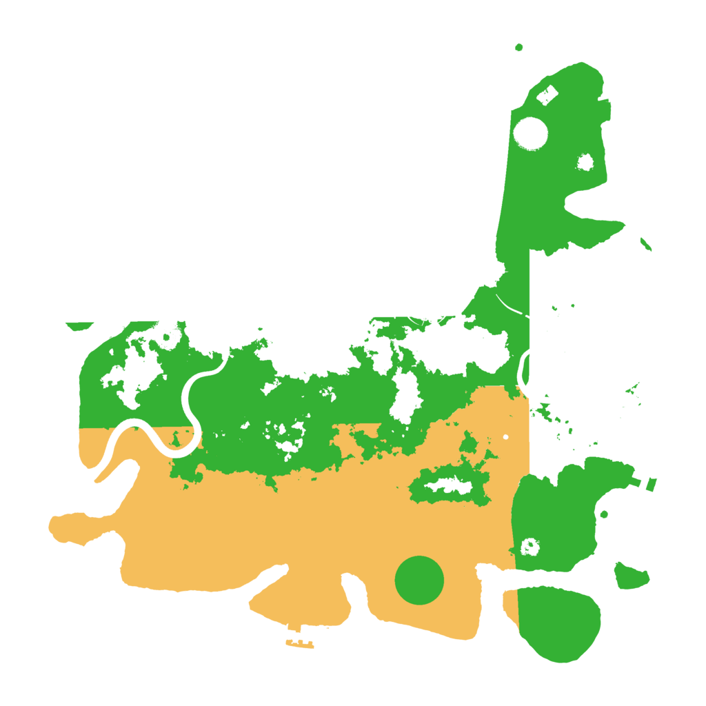 Biome Rust Map: Procedural Map, Size: 3800, Seed: 5856914