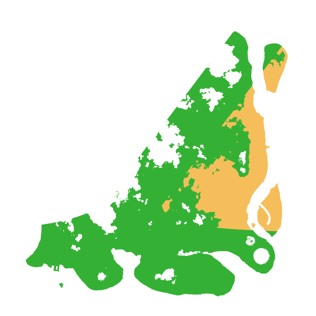 Biome Rust Map: Procedural Map, Size: 3500, Seed: 231912897