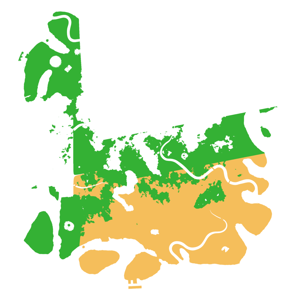 Biome Rust Map: Procedural Map, Size: 4500, Seed: 1787200253