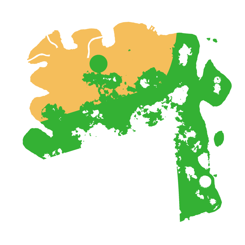 Biome Rust Map: Procedural Map, Size: 3618, Seed: 993459